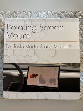 Rotating Screen Mount for Tesla Model 3 & Model Y - Black